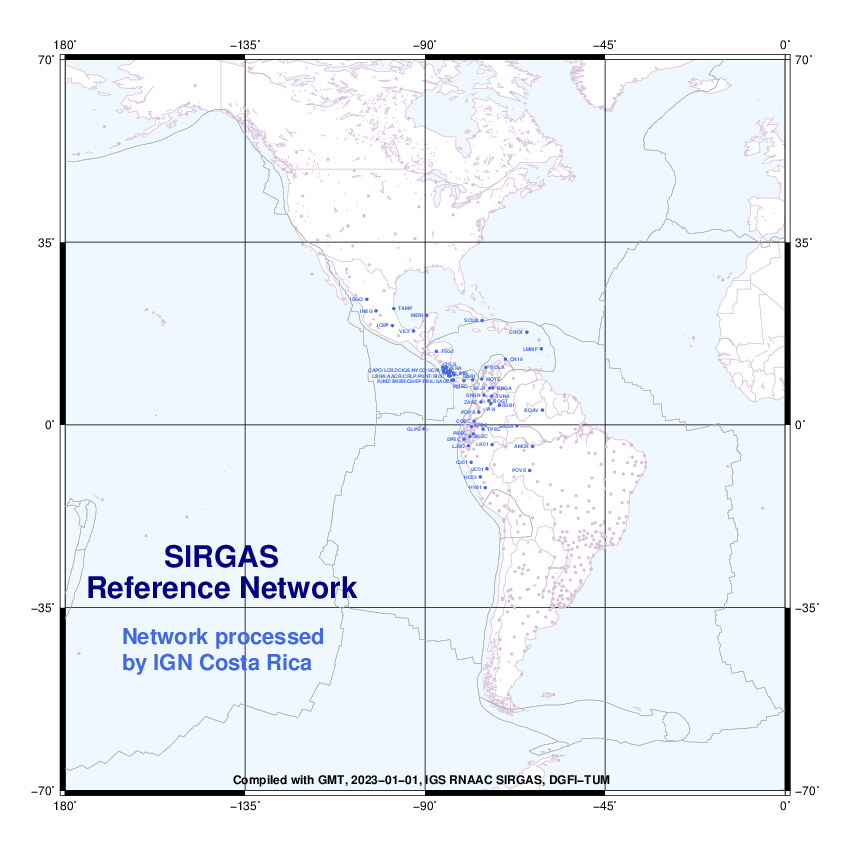 New SIRGAS stations from Costa Rica